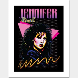 Jennifer Rush // 80s Retro Fan Art Design Posters and Art